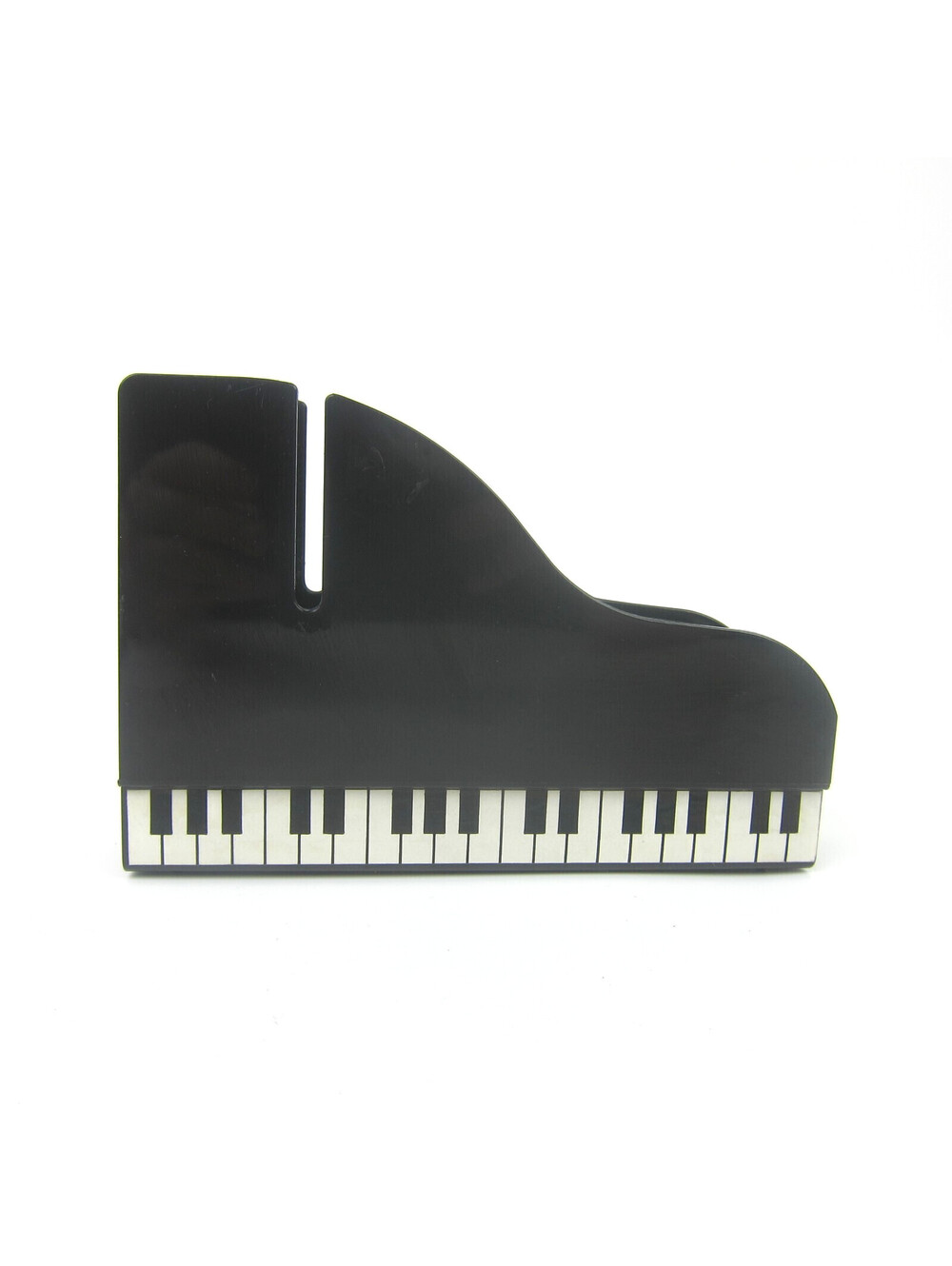 Vintage Piano Tape Dispenser Black & White Keyboard Home Office Novelty RARE